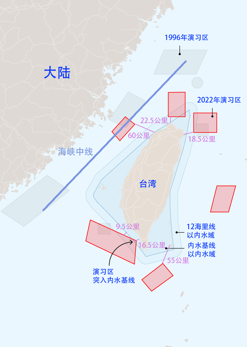 解放军在台岛周边演训