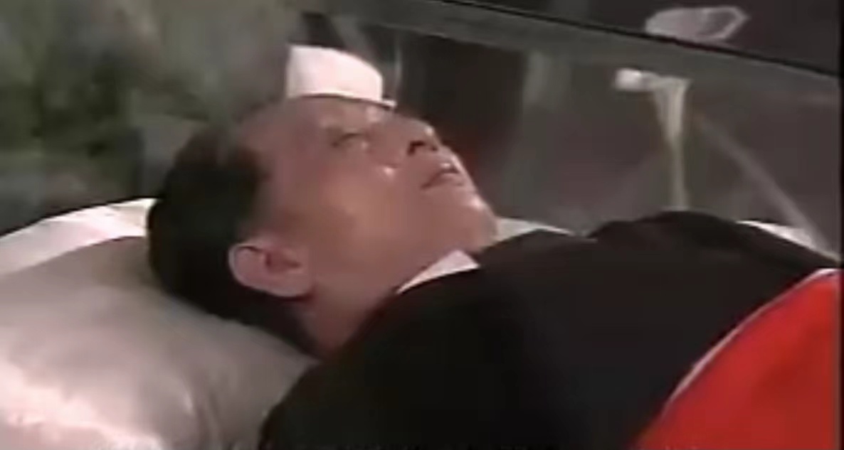 胡耀邦先生遗体